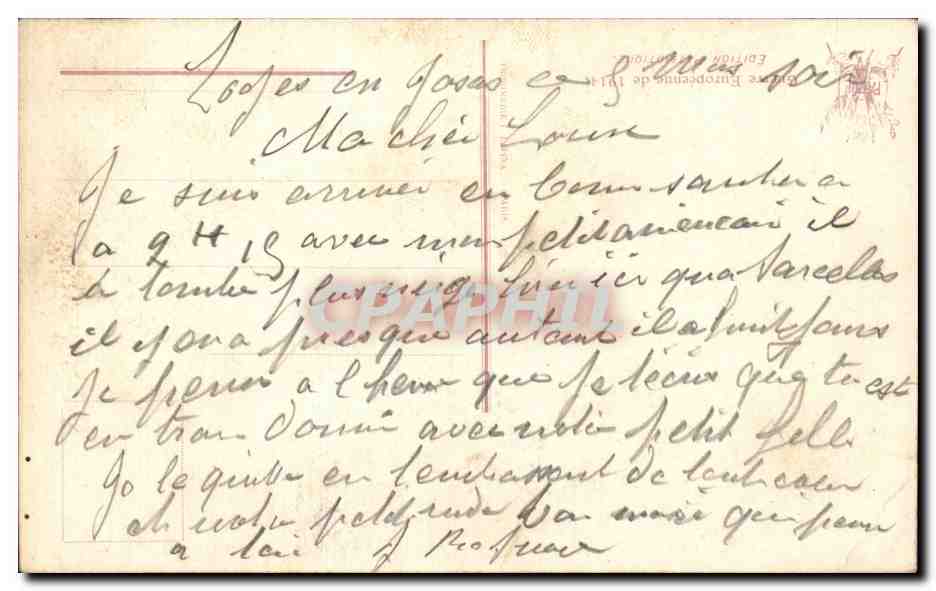 CPA Militaria Fusillers marins au front des Flandres — Rückseite