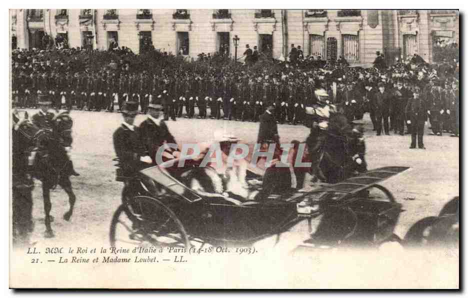 Le Roi et la Reine d'Italie à Paris — 14-18 Oct. 1903 — LL.