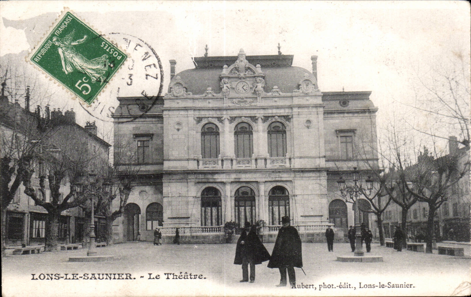 Lons-le-Saunier — Le Théâtre — Aubert, phot.-édit., Lons-le-Saunier.