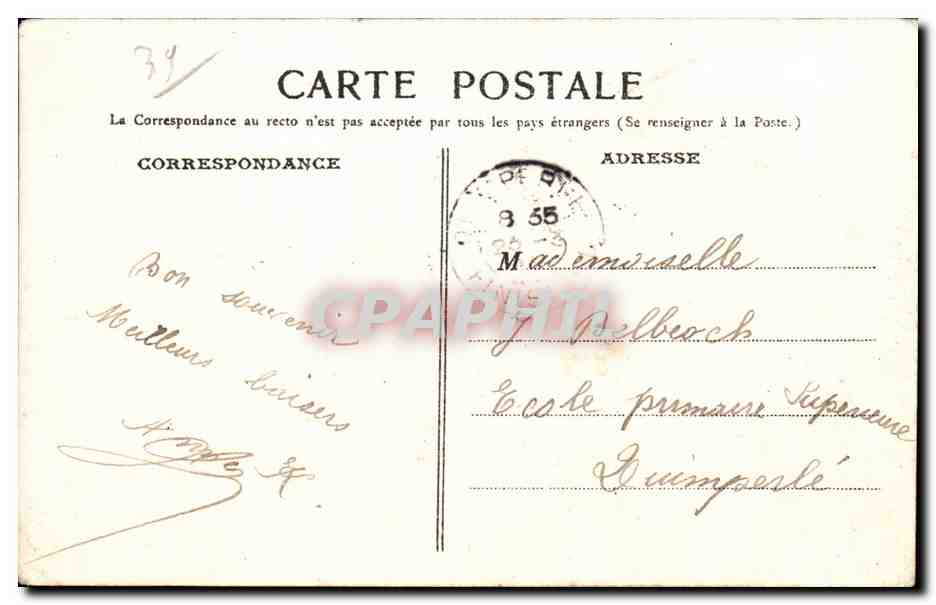 Lons-le-Saunier — Le Théâtre — Aubert, phot.-édit., Lons-le-Saunier. — Reverso