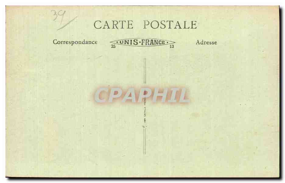 Saint Claude - Le Pont Suspendu - CPA  — Rückseite