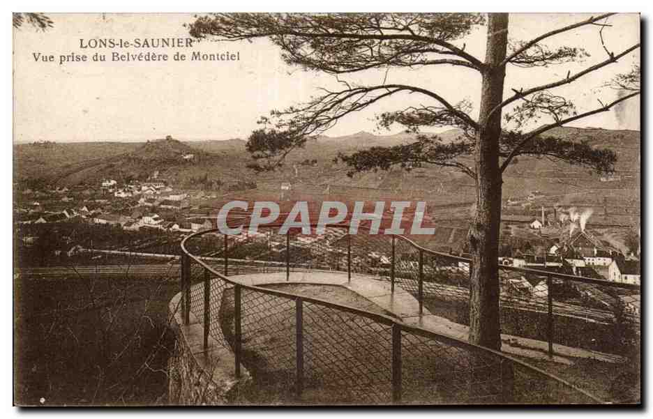 LONS-le-SAUNIER — Vue prise du Belvédère de Montciel — éditeur non identifié