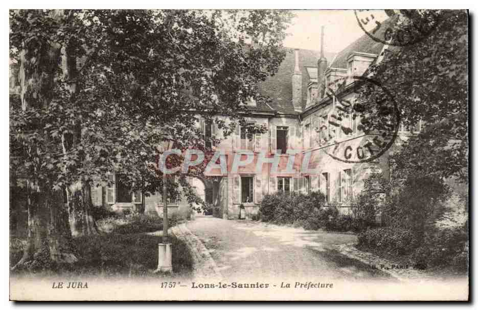 Lons-le-Saunier — La Préfecture — CPAPHIL - Anverso