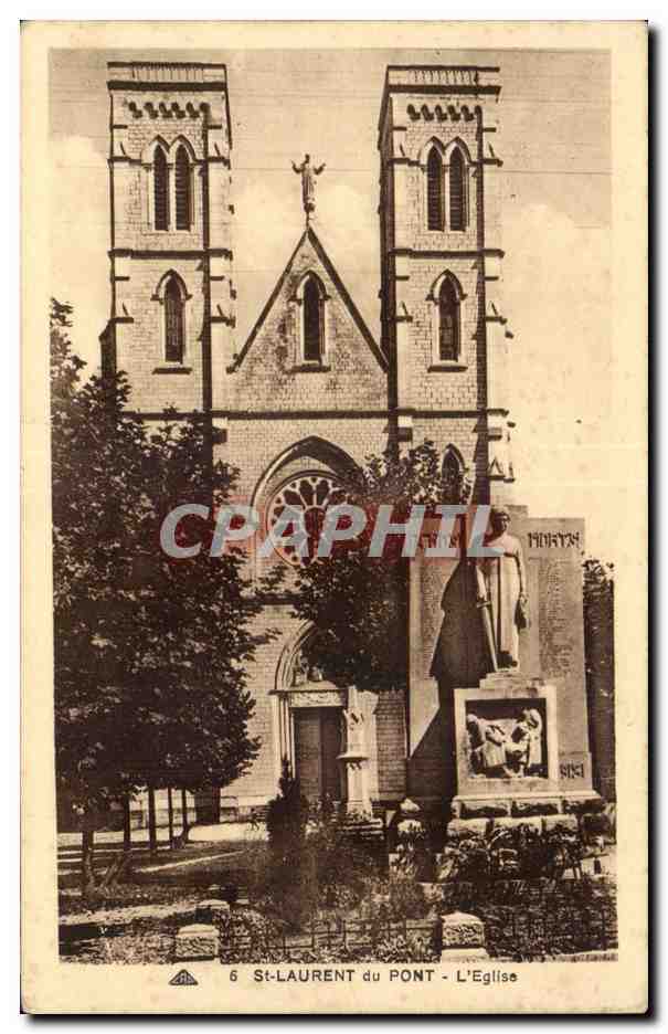 St-Laurent-du-Pont — L'Église — C° Association des Arts Photographiques, Strasbourg