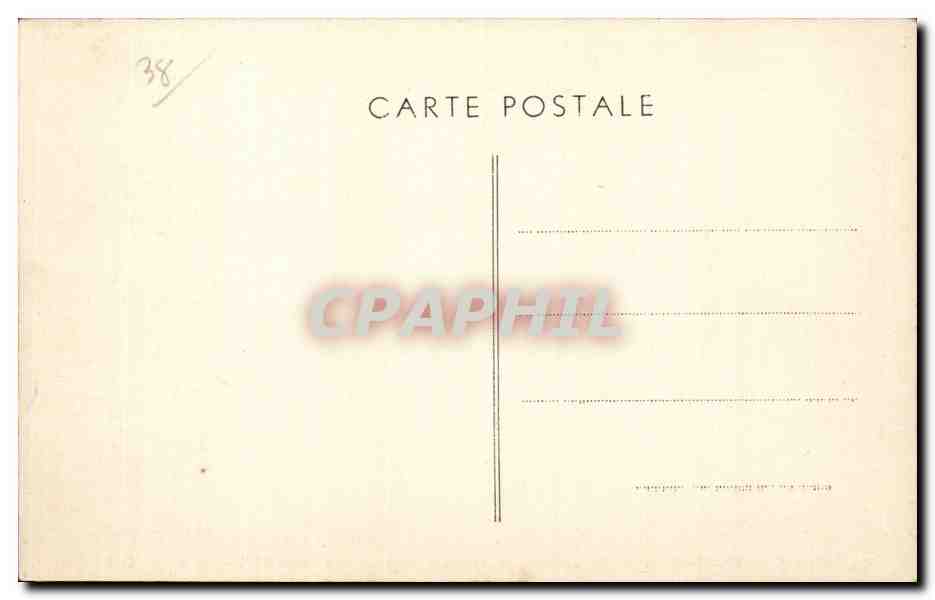 Sassenage — Le Château de Béranger construit sous Louis XIII — E.R. Coll. Martin — Verso