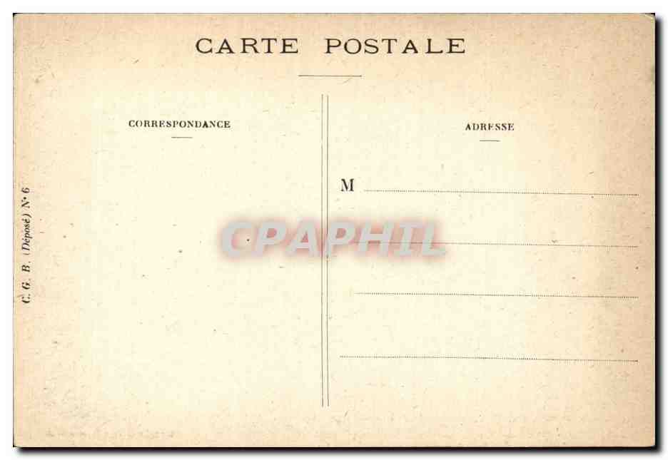 Guerre 1911 — Octobre — Five o'clock dans la tranchée — G. Blouet — Verso