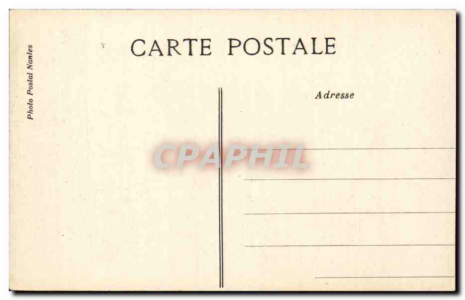 Remise des drapeaux pris à l'ennemi — 7 octobre 1914 — Photo Postal Nantes — Rückseite