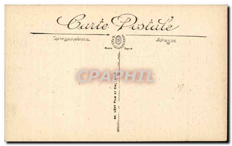 CPA Militaria Les ruines de la grande guerre Anizy le Chateau L eglise — Rückseite