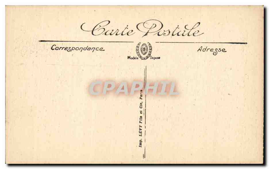 CPA Militaria Les ruines de la grande guerre Crouy L eglise — Rückseite
