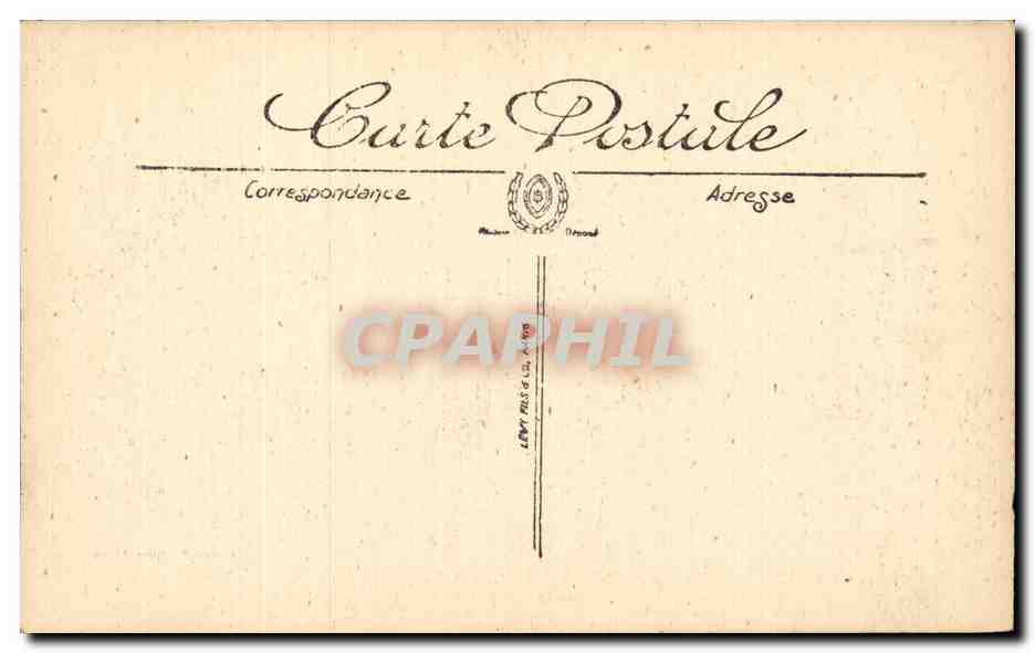 CPA Militaria Les ruines de la grande guerre Anizy le Chateau  — Rückseite