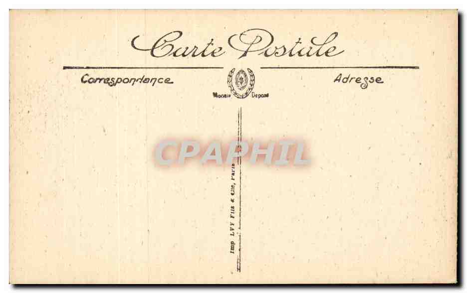 CPA Militaria Les ruines de la grande guerre Crouy La rue de Laon  — Rückseite