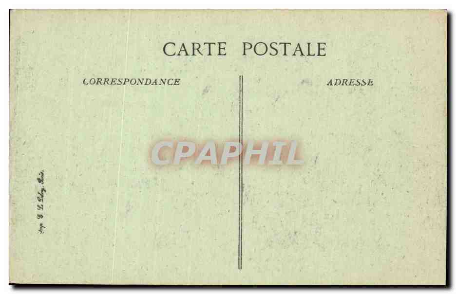 Une maison d'HERBECOURT — détruite pendant la Guerre 1914-16 — éditée par Viac, Paris, N° 1486 — Reverso