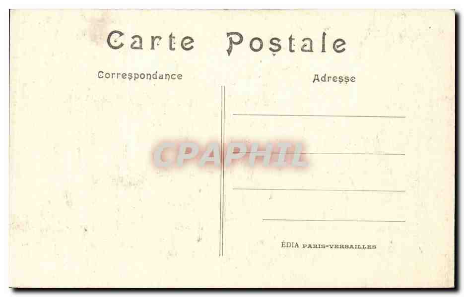 CPA Militaria Guerre 1914 Crime de Reims Un des bas cotes  — Rückseite