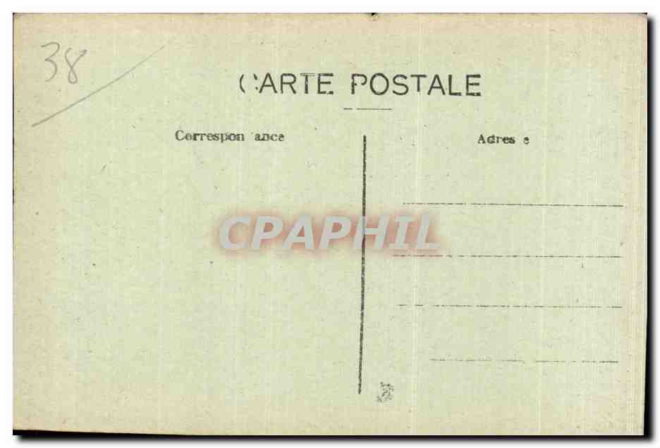 Grenoble - Rue Felix Poulat - L Eglise Saint Louis - CPA  — Verso