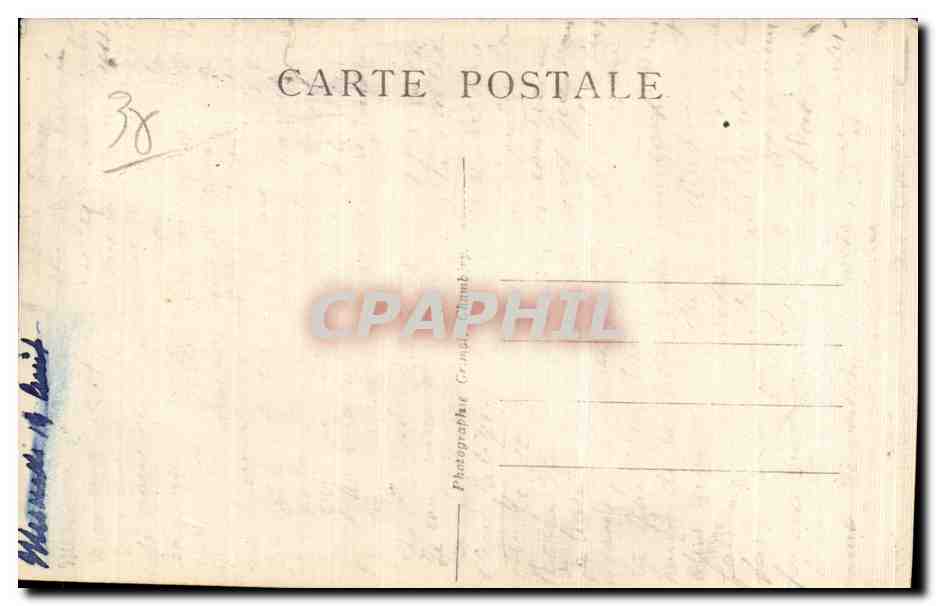 St Pierre d Entremont - Vue Generale - Le Signal de la Cochette - CPA — Verso