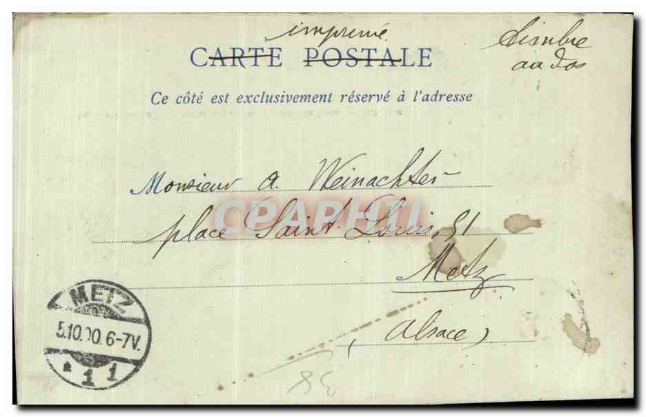 La Grave - Le Lac Noire et les Glaciers du Mont de Lans Moutons - CPA  — Rückseite
