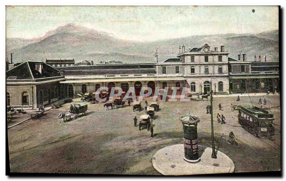 Grenoble — La Gare — Éditeur AQUA PHOTO L.Y. & Cie