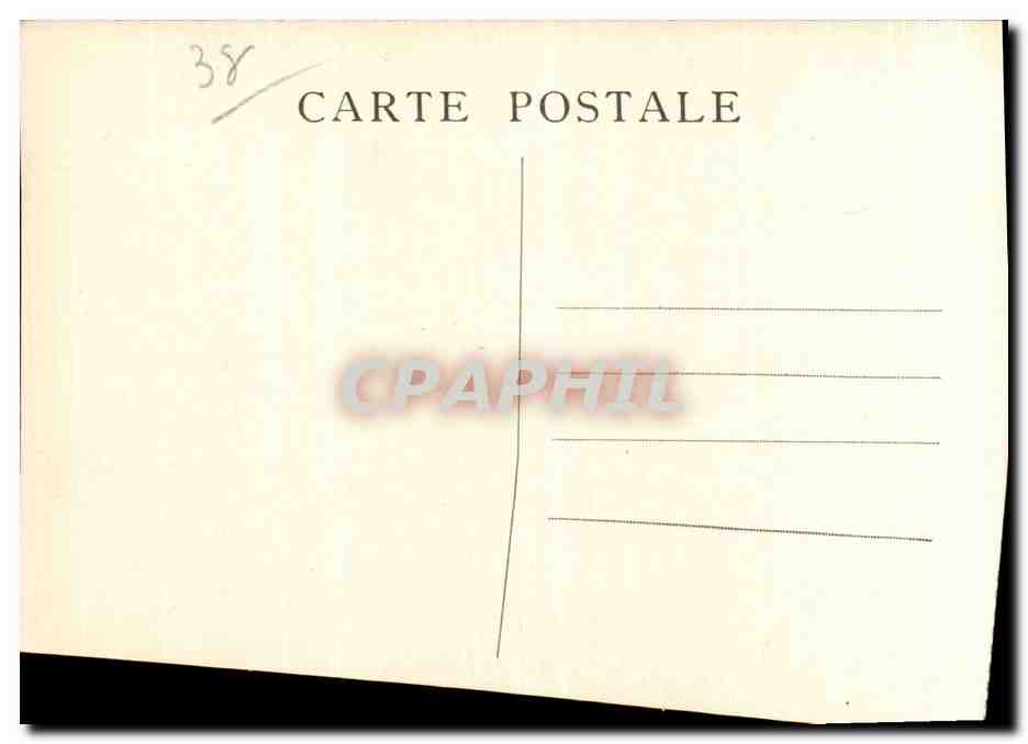 Grenoble - Le Quai des Allobroges - La Tronche et le Saint Eynard - CPA  — Verso