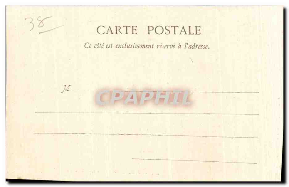 Grenoble — L'Isère au Quai Claude-Bernard — Phototypies A. Berrond et Cie, n°101 — Rückseite