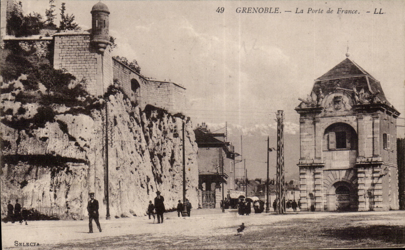 Dauphine - Grenoble - La Porte de France - CPA 