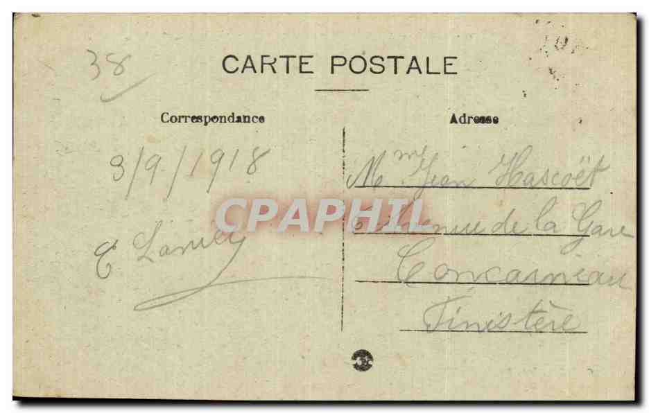 Dauphine - Grenoble - La Sentinelle Gauloise - Sainte Marie d en Haut - CPA  — Verso