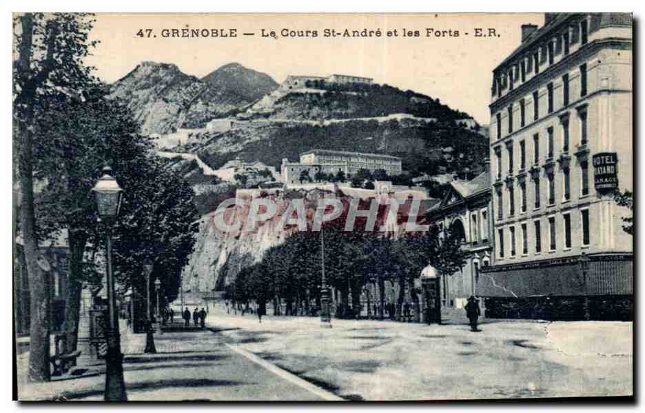 GRENOBLE — The Cours St-André and the Ports — E.R.