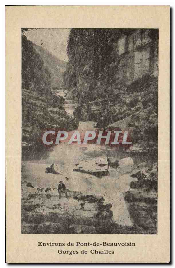 Gorges de Chailles — Environs de Pont-de-Beauvoisin — Éditeur F. Raton