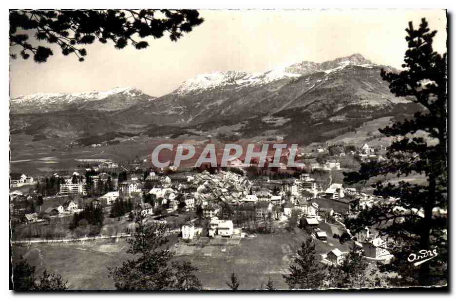 Villard-de-Lans — General View, Col de l'Arc and Cornafion — Édition d'Art André, Grenoble