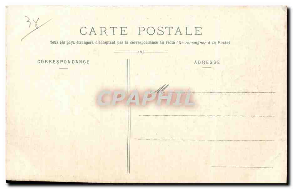 Grenoble - La Place Victor-Hugo et le Fort de la Bastille — Cliché A. V., Collection L. P., Grenoble, n°761 — Back