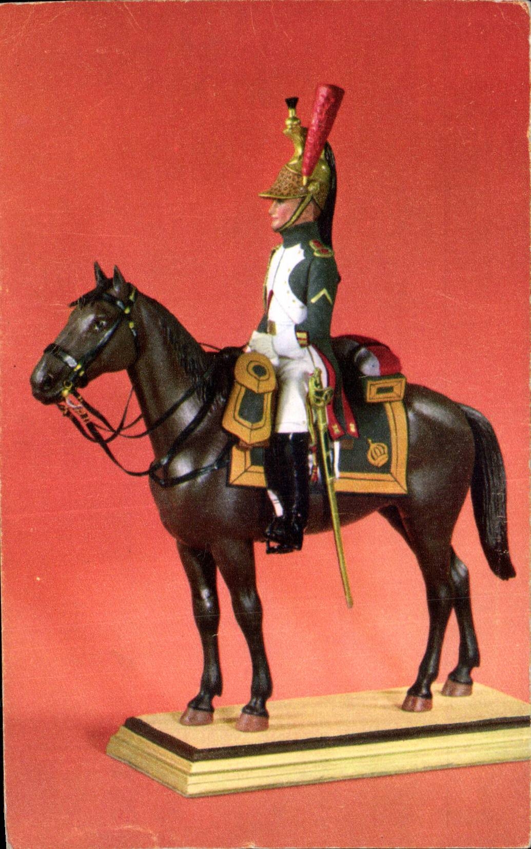 CPSM Militaria 1er empire Dragon de la garde imperiale Marechal des Logis chef 