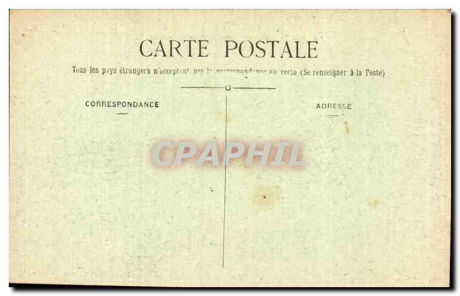 CPA Militaria Guerre de 1914 Bataille de l Aisne Juin 1918 Chateau de Longpont apres les bombardement  — Rückseite
