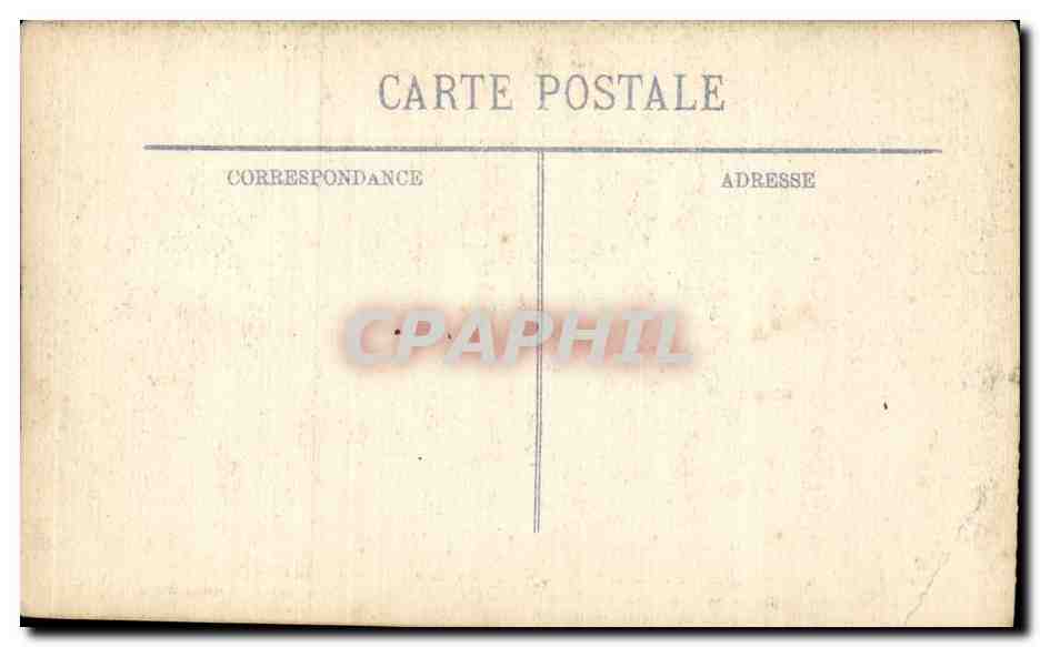CPA Militaria Guerre 1914 Le crime de Reims Galerie Henri Vasnier rue Chanzy — Rückseite