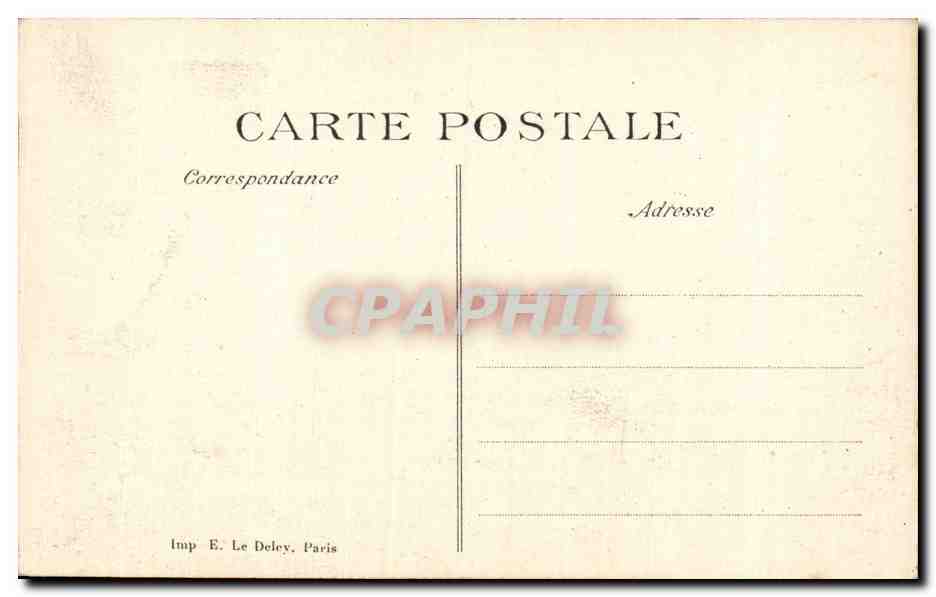 CPA Militaria Bataille de la Marne Courdemanges Sur la route de Huiron  — Rückseite