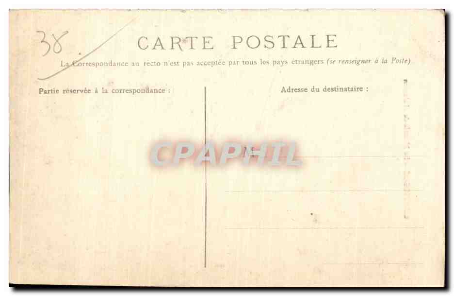 Grenoble - Le Montee du Chalamon Enfant - CPA — Verso