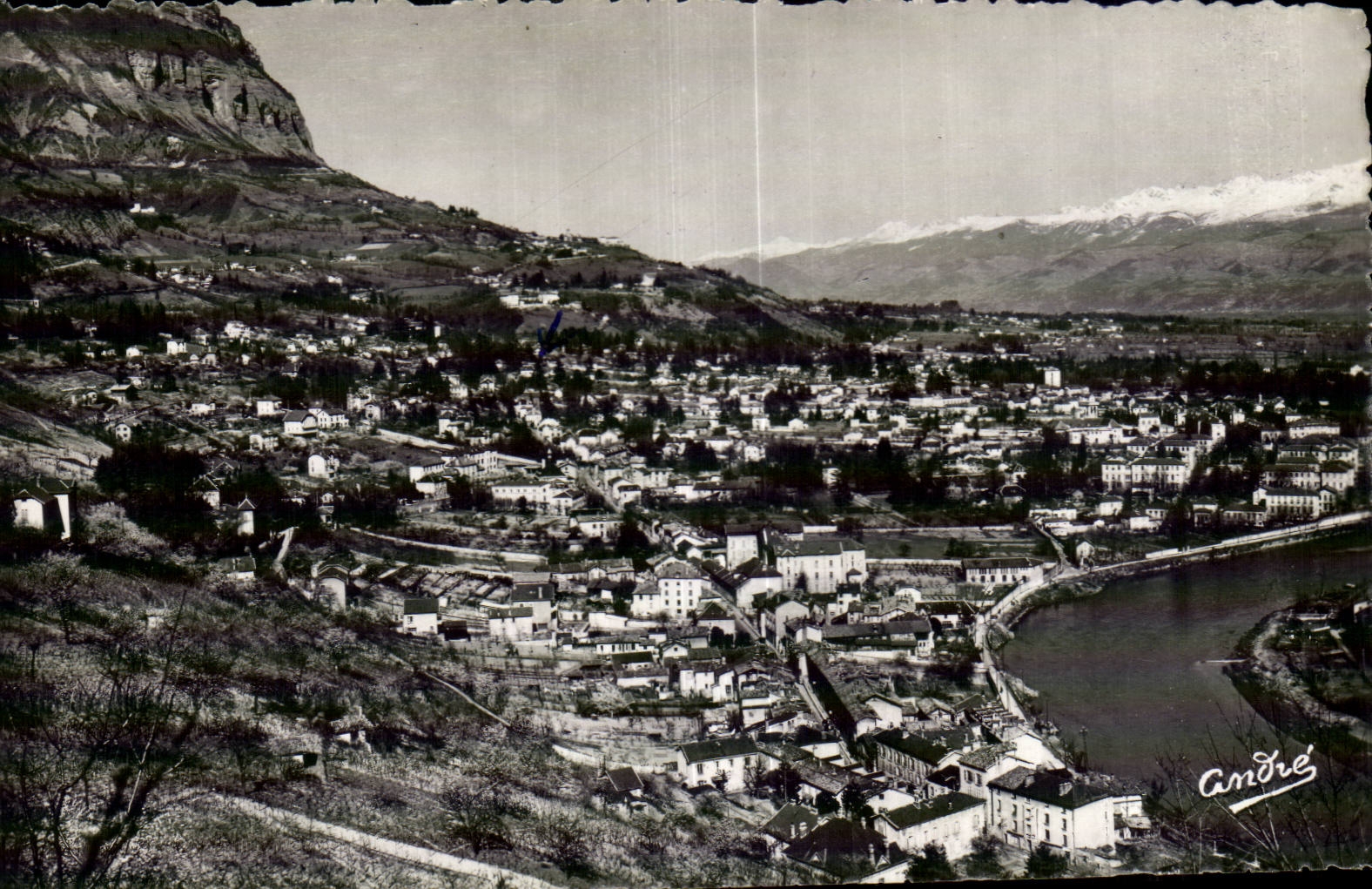 L Isere et les Alpes - Vue Generale - CPA