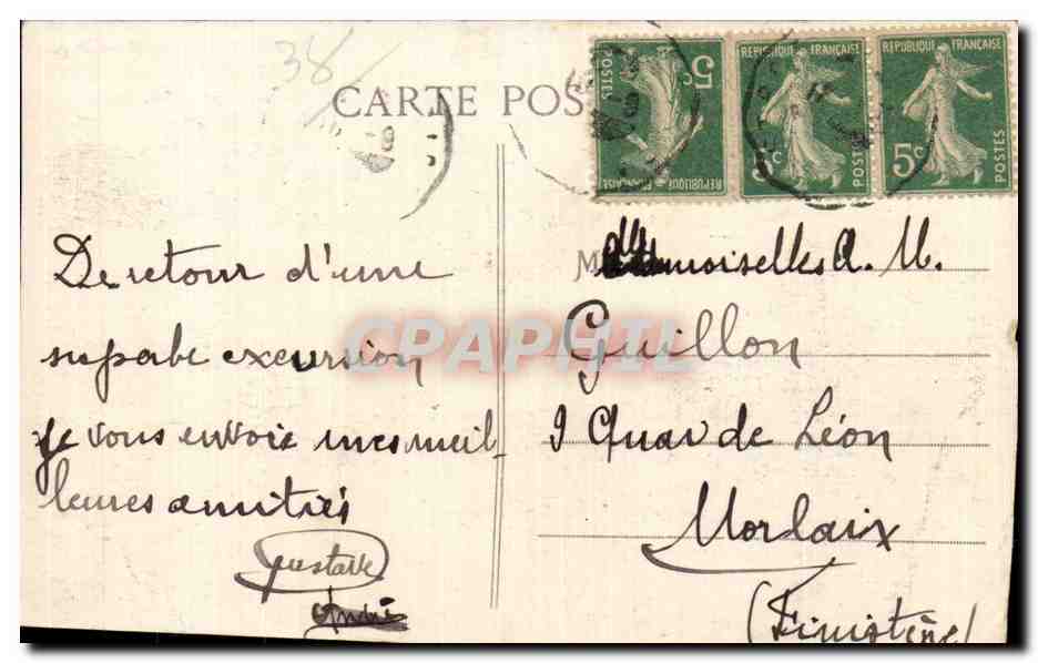 Dauphiné - Massif de la Chartreuse - Maison forestière de la Charmette - E.R. 208 — Rückseite