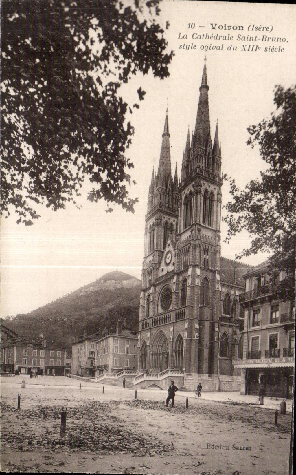 Voiron - La Cathedrale Saint Bruno - CPA