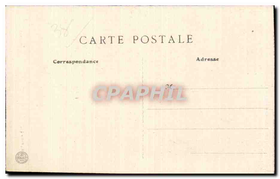 Voiron - La Cathedrale Saint Bruno - CPA — Rückseite