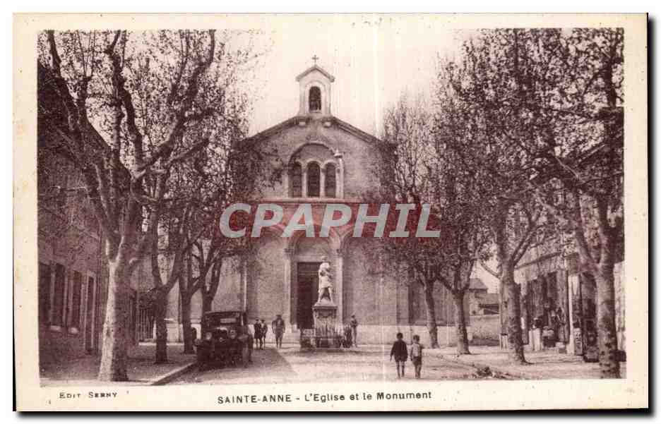 Sainte Anne - Eglise et le Monument - CPA