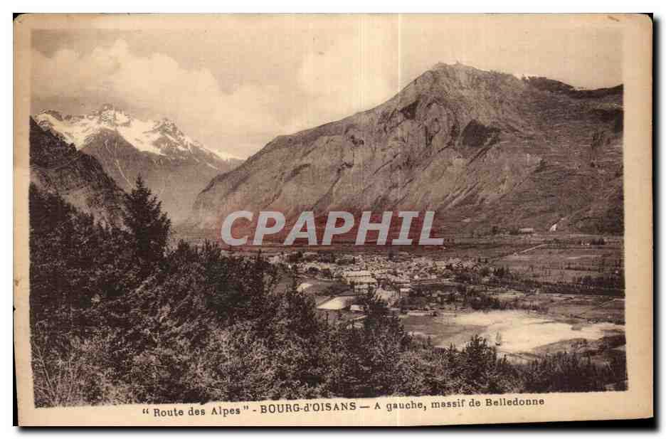 Bourg-d'Oisans — Route des Alpes — massif de Belledonne