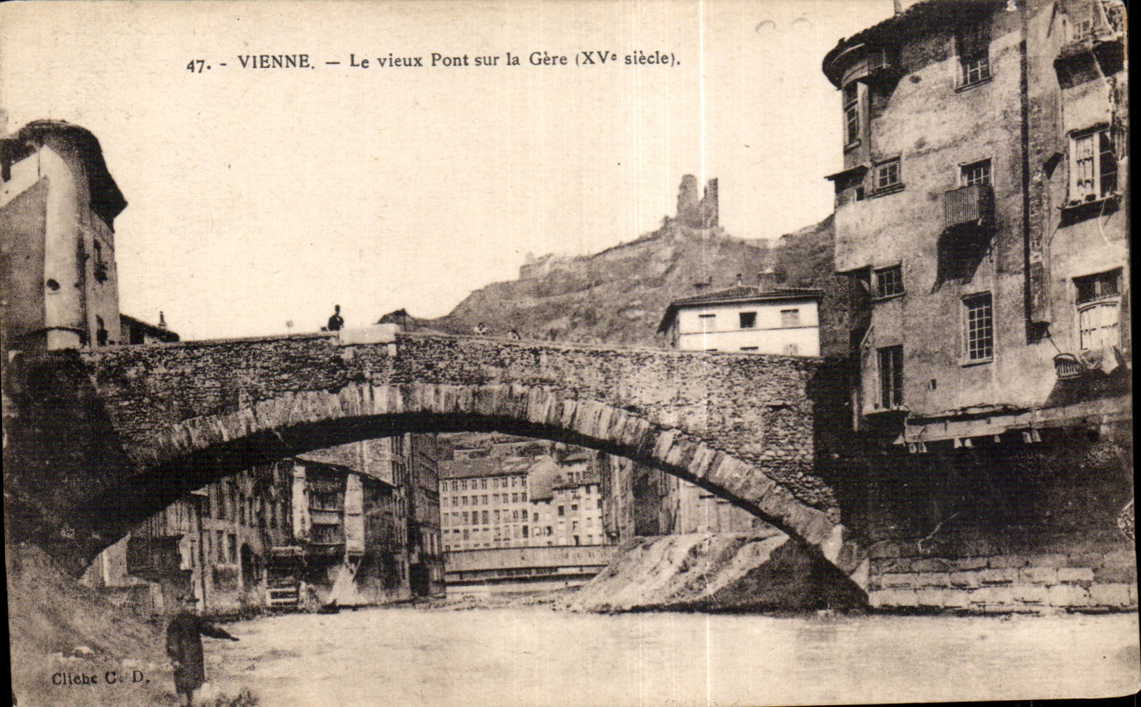 Vienne - Le Vieux Pont sur la Gere - CPA