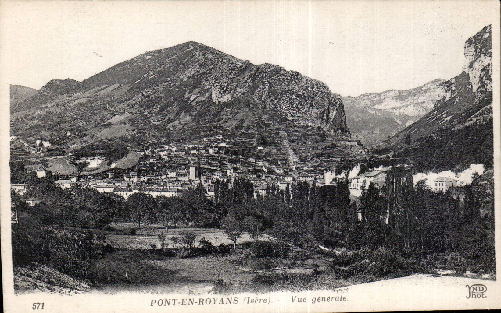 Pont en Royans - Vue Generale - CPA