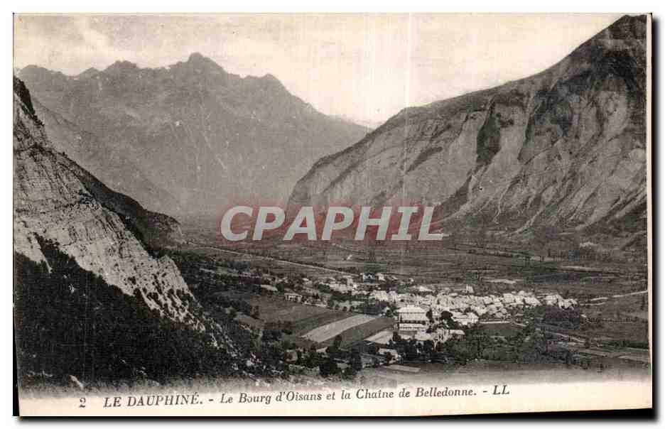 Dauphine - Bourg d Oisans - Chaine de Belledonne - CPA
