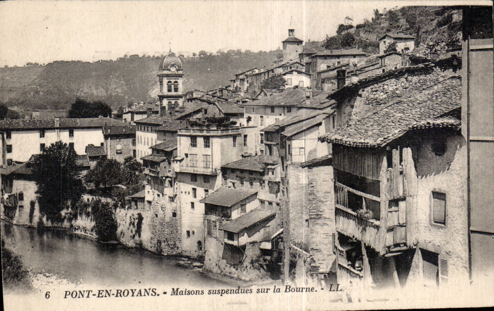 Pont en Royans - Maisons Suspendues sur la Bourne - CPA