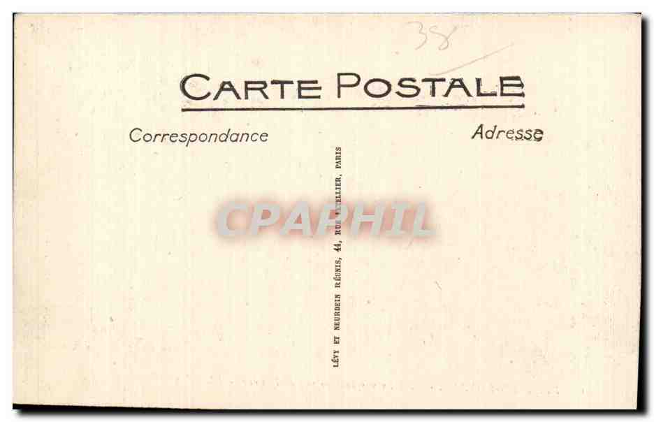 Pont en Royans - Maisons Suspendues sur la Bourne - CPA — Verso