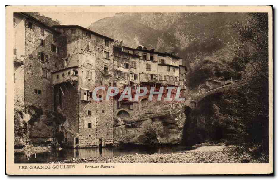 Grands Goulets - Pont en Royans - CPA 