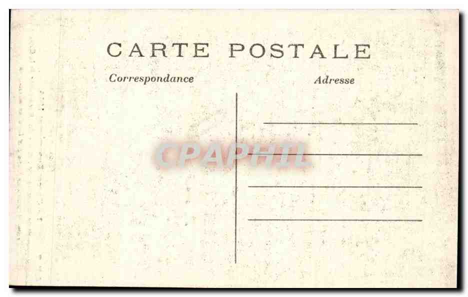 CPA Militaria Les ruines de la grande guerre Reims Une rue voisine de la cathedale — Rückseite