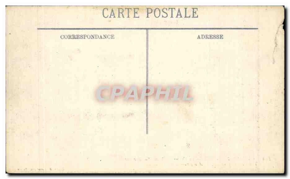 CPA Militaria Bataille de la Marne Le crime de Reims Une rue bombardee  — Rückseite