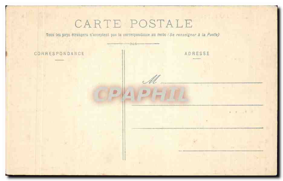 CPA Souvenir presidentiel Fallieres Papillon Butterfly — Rückseite