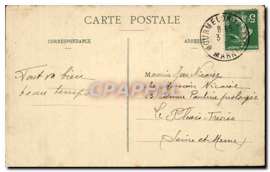 CPA Militaria L artillerie montee et les obstacles Franchissement d un chemin etroit et encaisse Cheval Horse — Rückseite